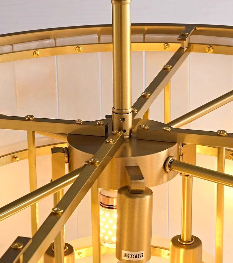 Modern Large Marble Chandelier/220v Brass Pendant Light for Living Room/Luxury Designers Style for Home Hotel Bedroom