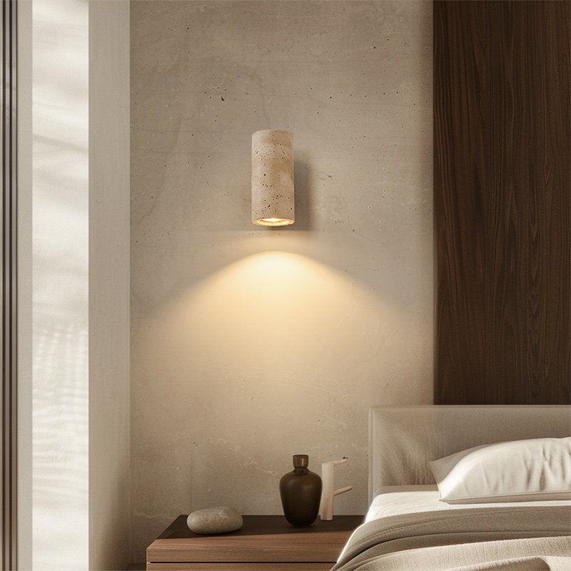 Modern Home Decor Wall Lamp/220v LED Wall Lamp for Hotel Bedroom/Natural Travertine Wall Lamp/Wabi Sabi Style for Restaurant
