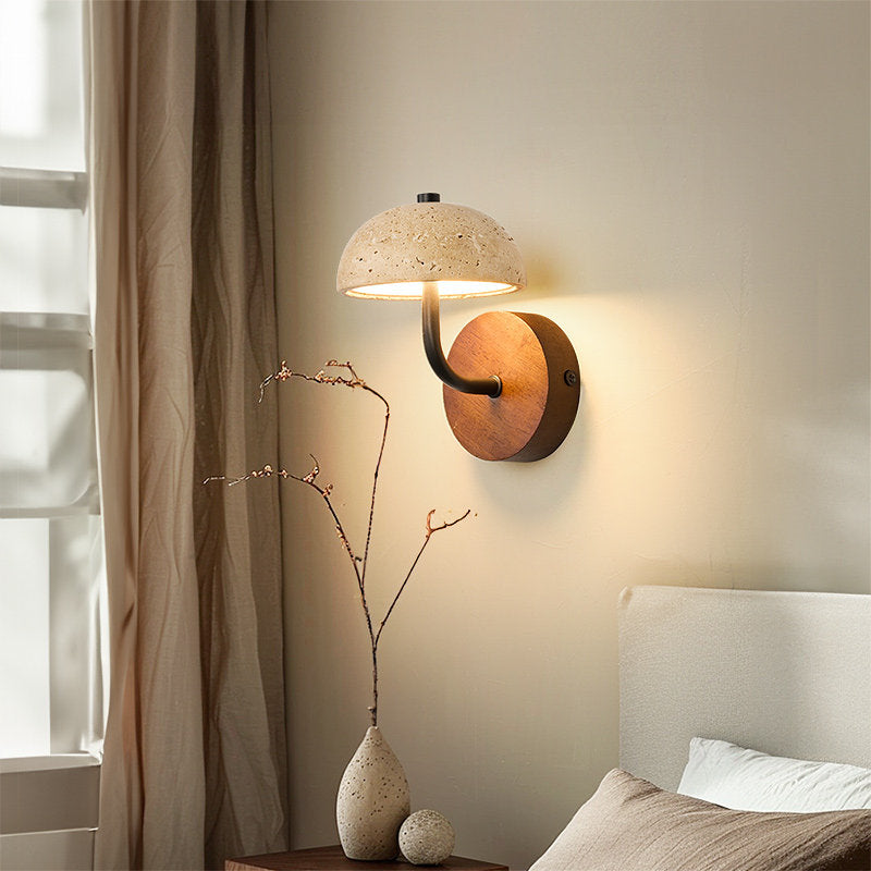 Modern Home Decor Wall Lamp/220v LED Wall Lamp for Hotel Bedroom/Natural Travertine Wall Lamp/Wabi Sabi Style for Restaurant