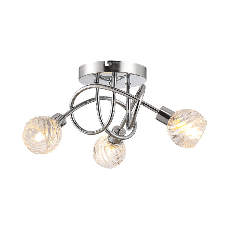 modern chrome ceiling chandelier/220v led ceiling light for hotel&home/low ceilings for restaurant&bedroom