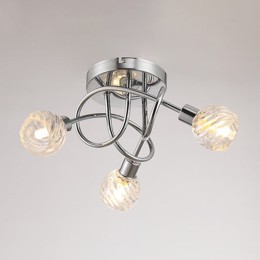 modern chrome ceiling chandelier/220v led ceiling light for hotel&home/low ceilings for restaurant&bedroom
